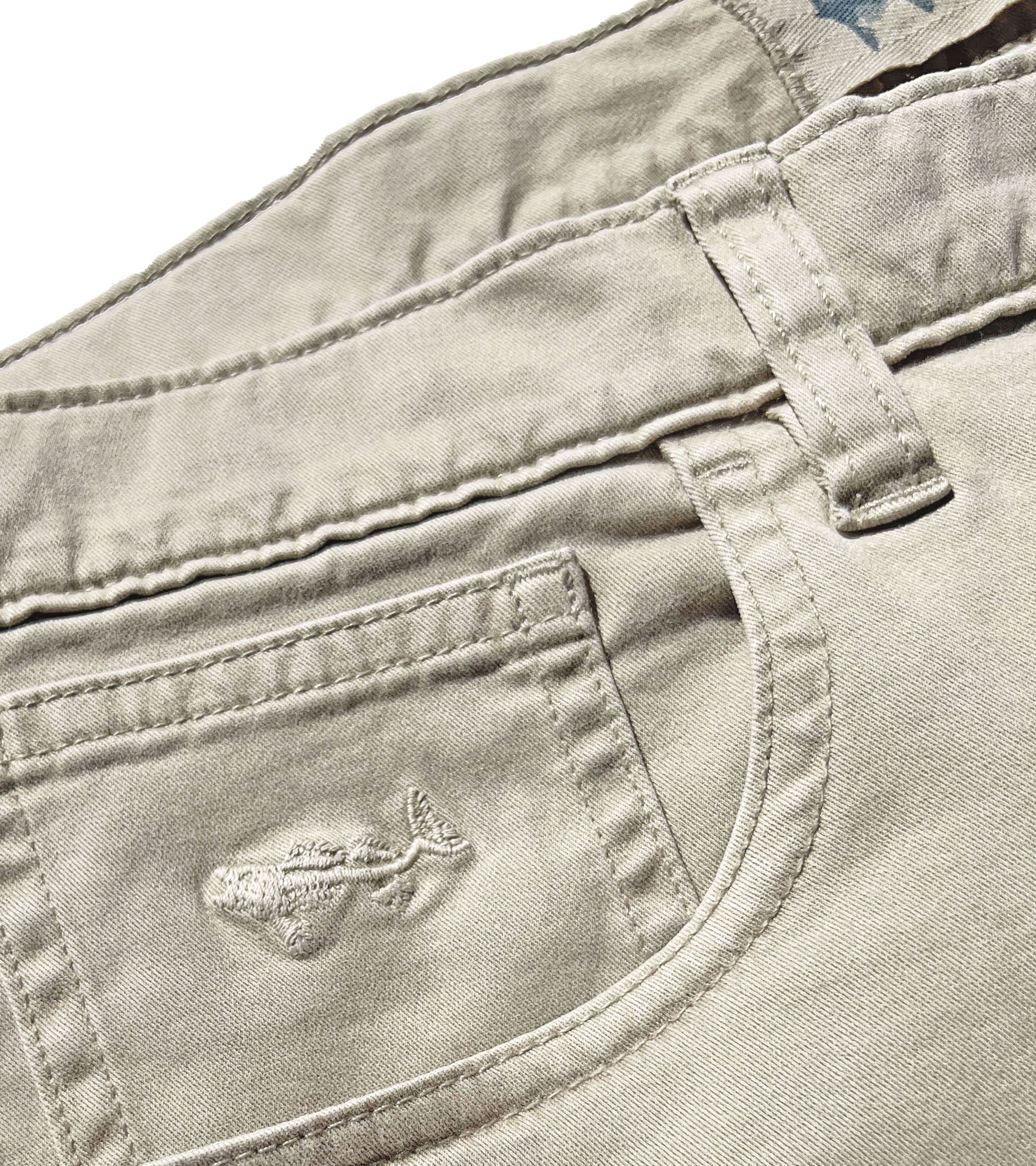 Beige Twill Five Pocket
